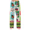Women's Christmas Print Flannel Pajama Pants Loose Fit Sleep Bottoms for Holiday Lounging