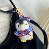 Plush Penguin Keychain With Bowtie For Kids Gift And Bag Decor
