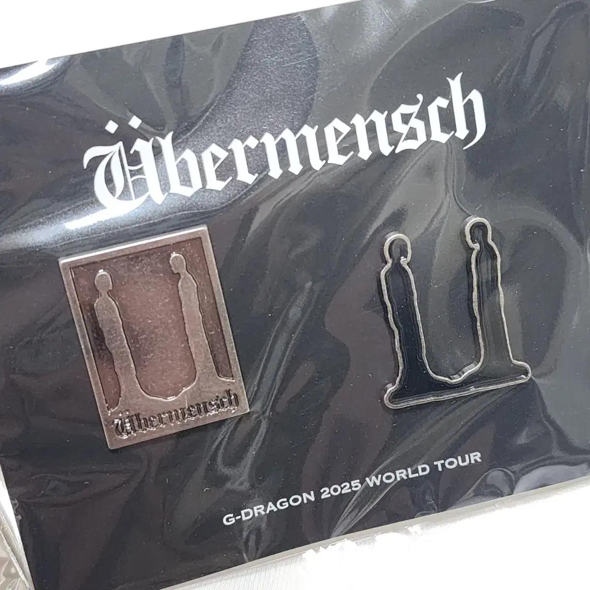 

Gd G-dragon Wevermensch Concert Goods Md Metal Badge New