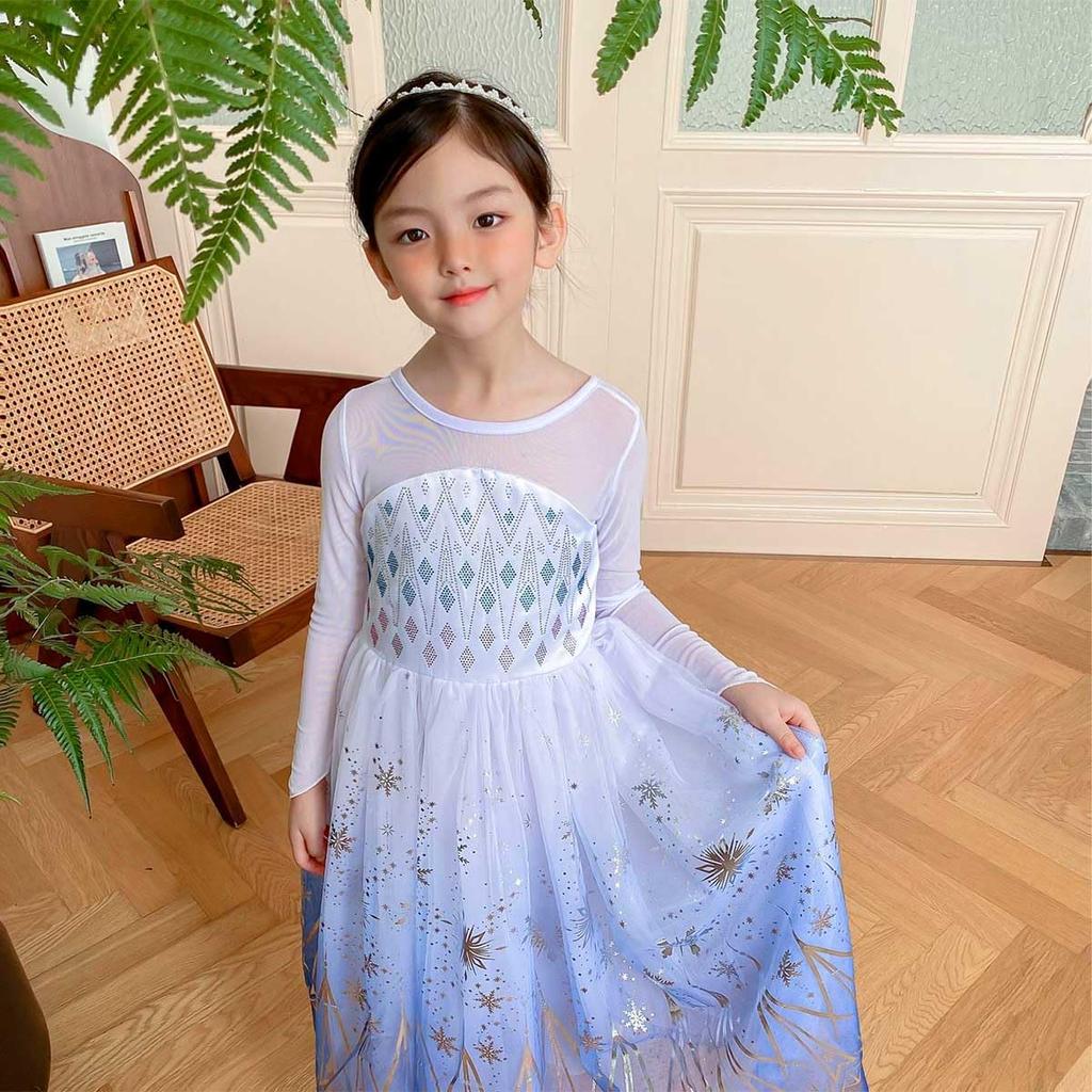 [monoii] Princess Dress, Kids' Snow Queen Costume for Halloween, Girls