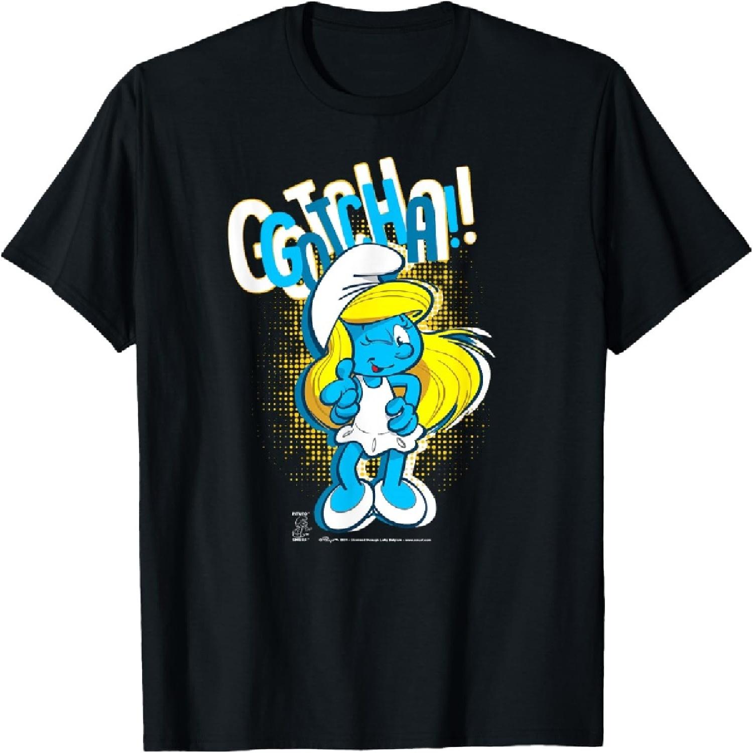 

The Smurfs Smurfette Gotcha! Winky face T-Shirt XXXXXL різнокольоровий