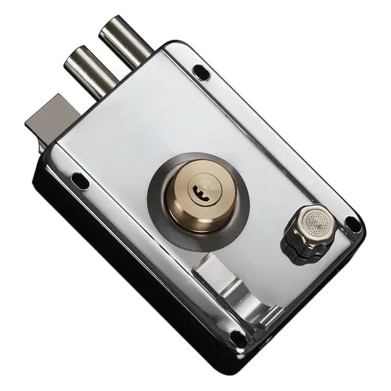 Exterior Gate Lock Stainless Steel Copper Lock Left Open With Security Prevent Theft Gate Lock Exterior Gate Lock For Doors