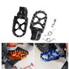 Motorcycle Stainless Steel CNC Enlarged Foot Pegs for KTM EXC XC SXF SX XCW 2017-2022 for Husqvarna for GASGAS Motocross Bikes