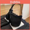 Retro Soft Pu Water Bucket Bag For Women With Magnet Closure And Mobile Pocket