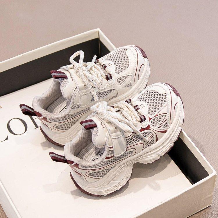 Children's Shoes Sports Shoes 2025 Summer New Boys' Shoes Girls' Dad Shoes Breathable Mesh Mesh Shoes Big Children's Tide