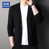 ROMON Men's V-Neck Casual Knit Cardigan