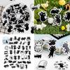 45 Pcs/Box Lovely Kitten Stickers Cats Theme Stickers Water Bottle Stickers Animals Decorative Stickers for Journaling