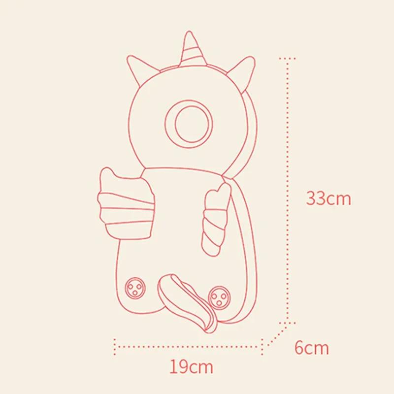 Head Protection Baby Head Protector Backpack PP Cotton Filling Toddler Crawling Walking Safety Cushion Newborn Boy Girl Room