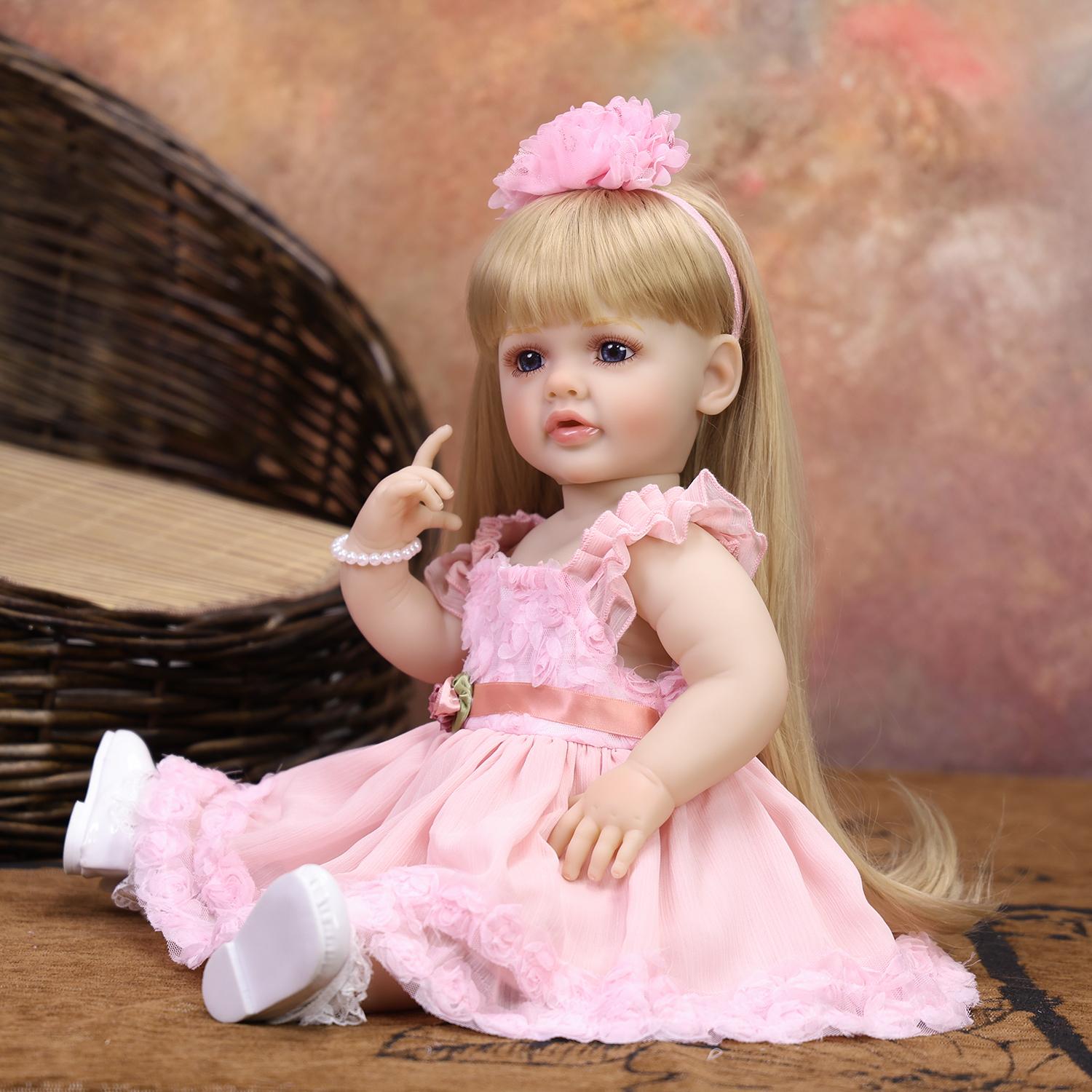 KEIUMI Reborn lelle meitene 55 cm