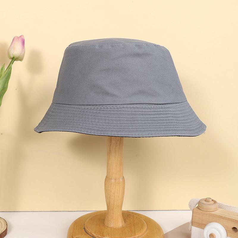Spring and autumn candy color simple light plate solid color double-sided fisherman hat suitable for men and women daily leisure