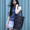 RIBBON ECO BAG(CHARCOAL)