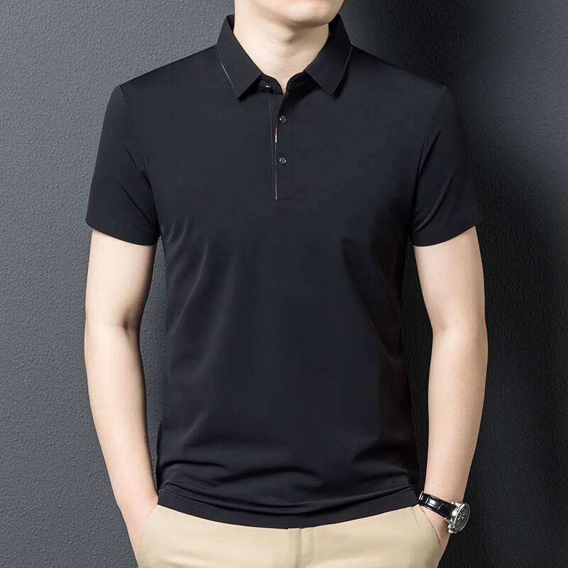 Yiliteng Men's Summer Lapel Polo Shirt YTMTST5065