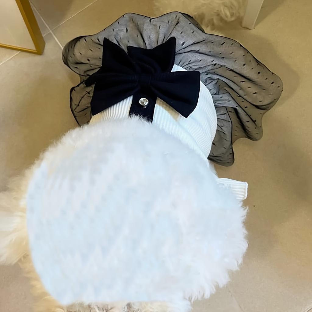 Cute Bow Dog Dress, Pet Tulle Skirt for Small Dogs