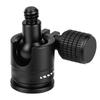 Ball Head Aluminum Alloy 360 degrees  Rotating Ball Head with 1 4 Threaded Port for Camping Equipment
