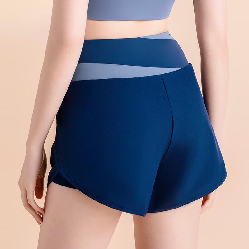 Women's Quick-Dry Fake Two-Piece Yoga Shorts