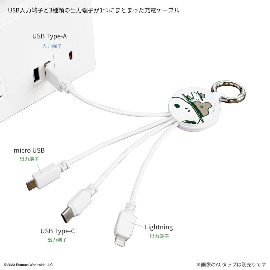 Gourmandies Peanuts Snoopy Cable for Beagle Scout Multi-Charging (SNG-772A)