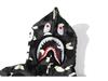 Grenzüberschreitendes Camouflage Bape Shark Leuchtendes Sweatshirt mit doppelter Kapuze