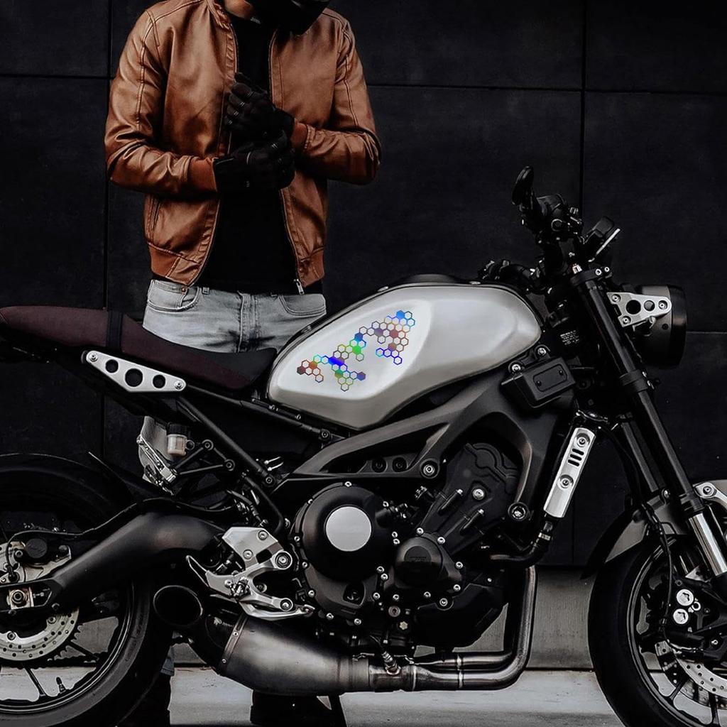 Coole Motorradaufkleber, Motorradaufkleber, Aufkleber | Fahrradaufkleber Wabenform Aufkleber Dekor |