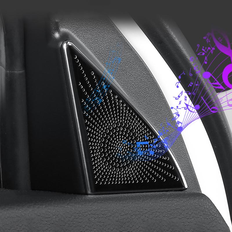 Carbon Stainless Car Door A Column Audio Speaker Horn 3d Trim 3d Trim For Haval H6 3rd Gen 2024 Gt Dht Phev