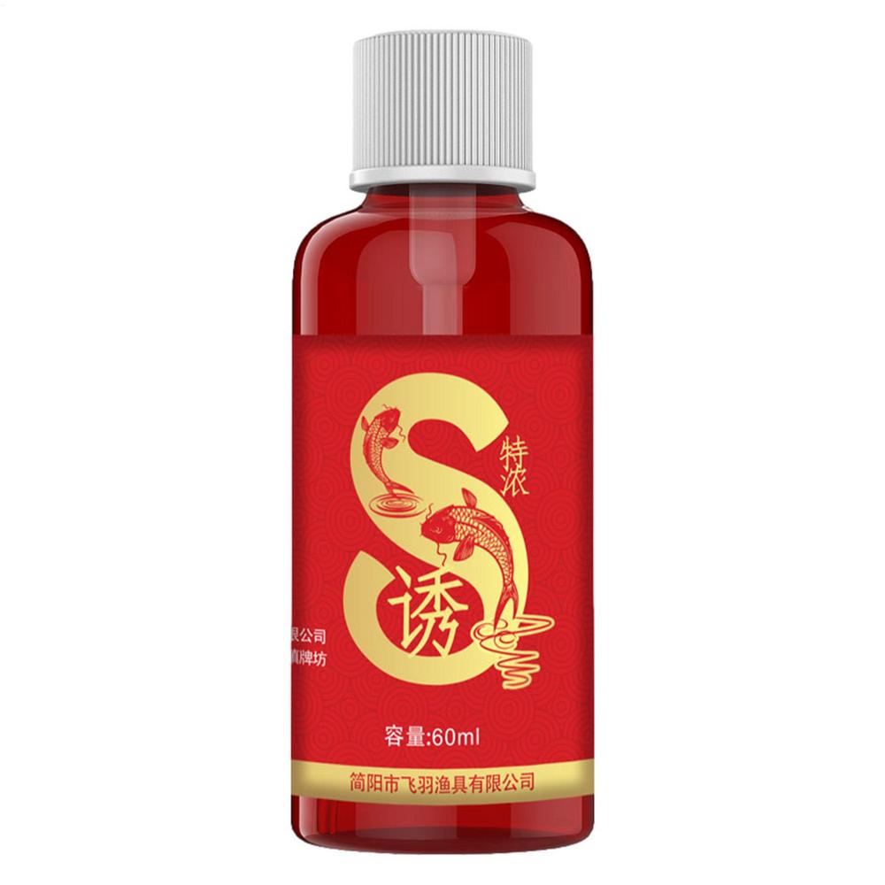 

60 мл Аттрактант для рыбы S Аттрактант для приманки Добавка Аромат Аттрактант для рыбы Концентрированная жидкость Добавка для рыбной приманки Рыболовные аксессуары