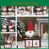 Elderly Christmas Ornament Pinecone Calendar Elderly Xmas Garnish Countdown