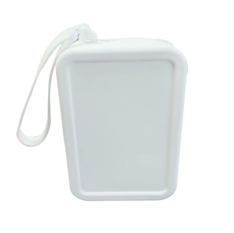 Silicone Travel Makeup Bag Cosmetic Organizer Waterproof Toiletry Pouch with Practical Zippered for Women and Girls