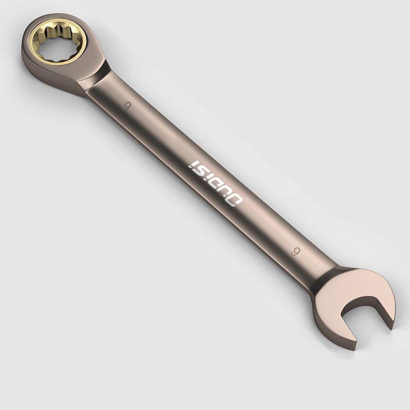 

1 шт. Золотые трещоточные ключи Универсальный гаечный ключ Гибкие динамометрические ключи для инструментов для ремонта автомобилей Метрический ручной инструмент Мульти противоскользящий