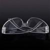 Unisex Eye Protective Windproof Goggles Safety Clear Frame Lens Glasses Eyewear