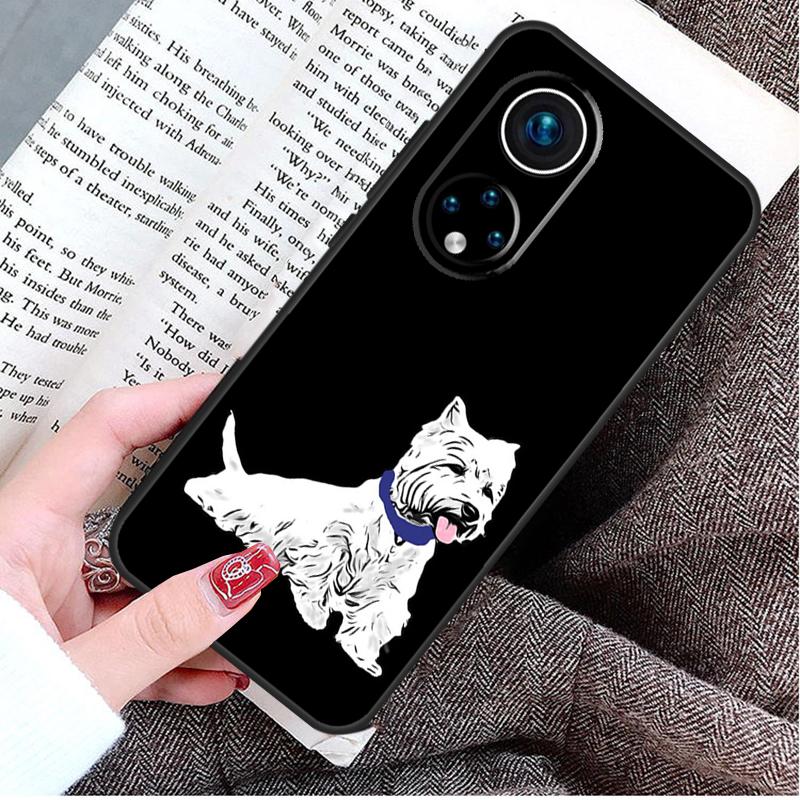 

West Highland Terrier Westie Case For Honor Magic 5 6 7 8 Pro Honor Win RT X9d X9c X9b X9a X8c X8b 50 70 90 400 200 Lite Honor X9b