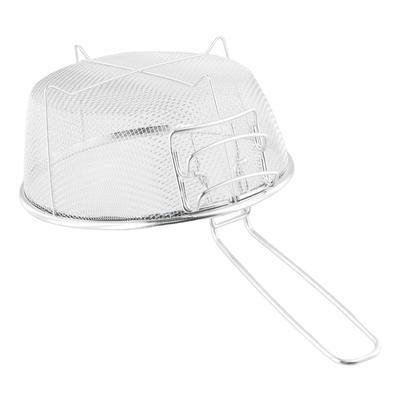 Stainless Steel Chicken Chips Basket Fried Food Filter Screen Barbecue Filter Screen Fryer Wire Mesh With Handle Wire Colander