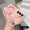 For Magsafe Wireless Charging Case For Realme C75 C71 C67 C65 C63 C61 C35 C33 C31 C30 C21 C20 4G With Lanyard PU Lambskin Cover