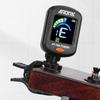 Guitar Tuner Foldable Rotatable Digital Electronic Tuner Acoustic Guitar Tuner for Bass Ukulele Chromatic Guitar Accessories