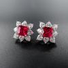 Jewelry Emerald Stud Earrings Vintage Earrings Elegant Women'S Simple Earrings