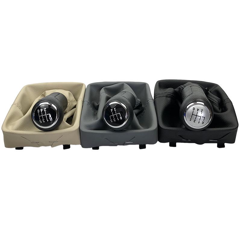 Gear Shift Knob Shifter Lever Stick Gaiter Boot Cover Case Cars Accessories For VW Volkswagen Polo 9N 9N2 2002-2009 2010 Sedan