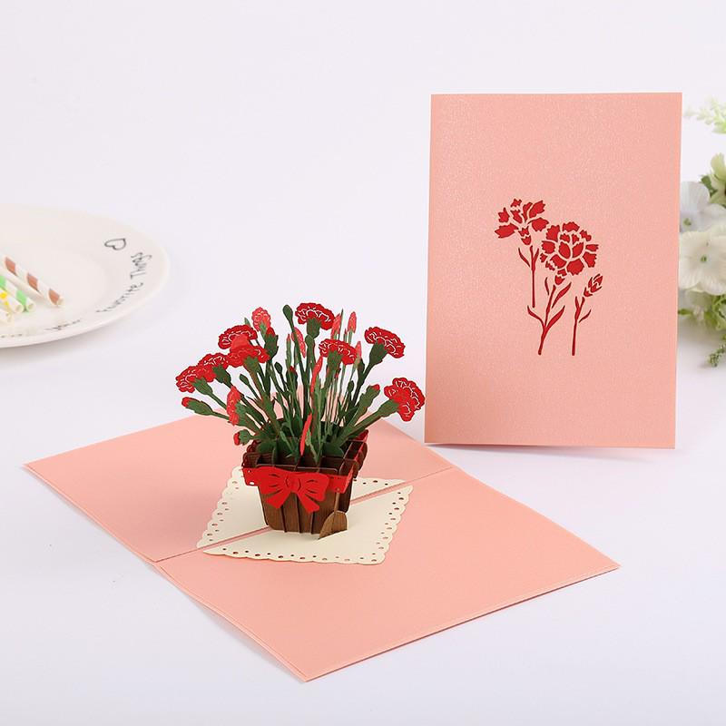 Teacher s Day 3D Pop-up Flower Greeting Card - Creative Thank You Gift