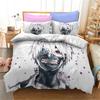 Admire 3D Tokyo Ghoul Cartoon Duvet Cover Set HD Comforter Cover for Kids Bedding Sets Bedclothes Bedroom Decor