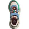 Adidas Originals Retropy F2 CF EL Classic Sweat-Absorbing Low-Top Casual Shoes Kids Sneaker Wonder-White Miracle-Brown Light-Turf-Green JR7991