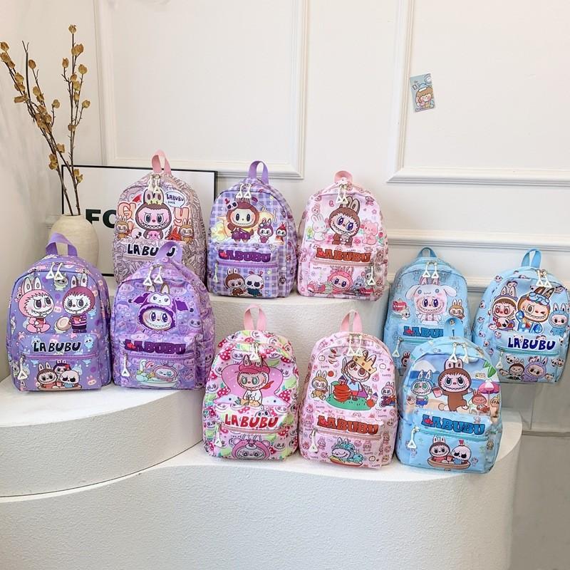 Capacity Large Backpack Nylon School Bag For Boys Girls Daily Use