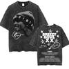 Limitiert Chris Brown Breezy Bowl XX Tour 2025 Neues Album T-Shirts Geschenke Herren Damen Vintage Gewaschen Kurzarm T-Shirt Streetwear
