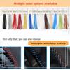 DIY Car Steering Wheel Cover Faux Leather Breathable Black For Leapmotor T03 C11 Steering Wheel Braiding Cover Car Accessories