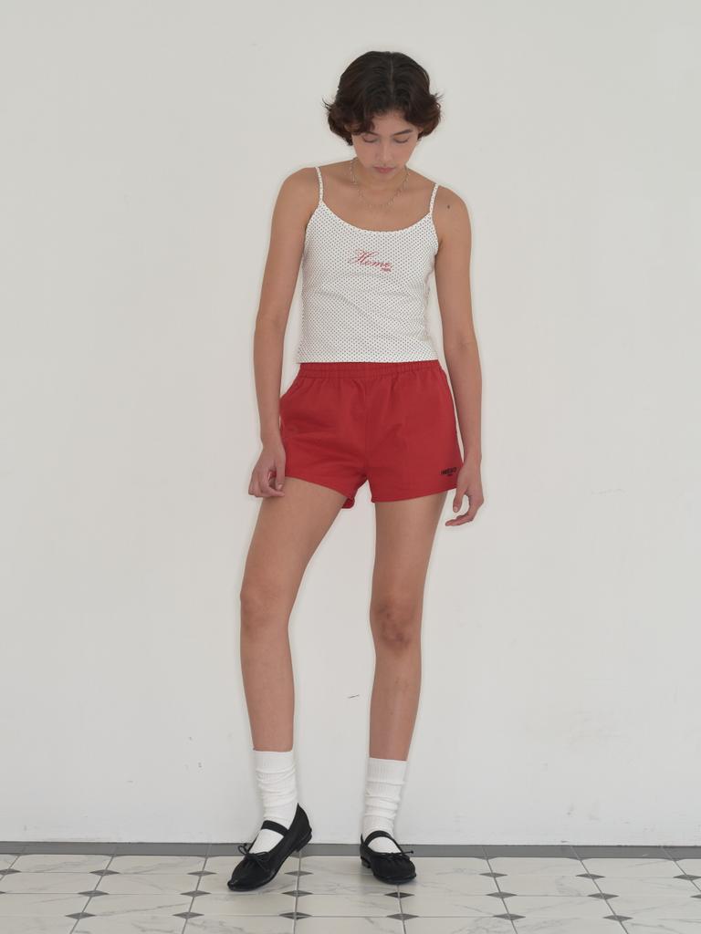 Hombadittingjeu Comfy Cotton Shorts (Red)