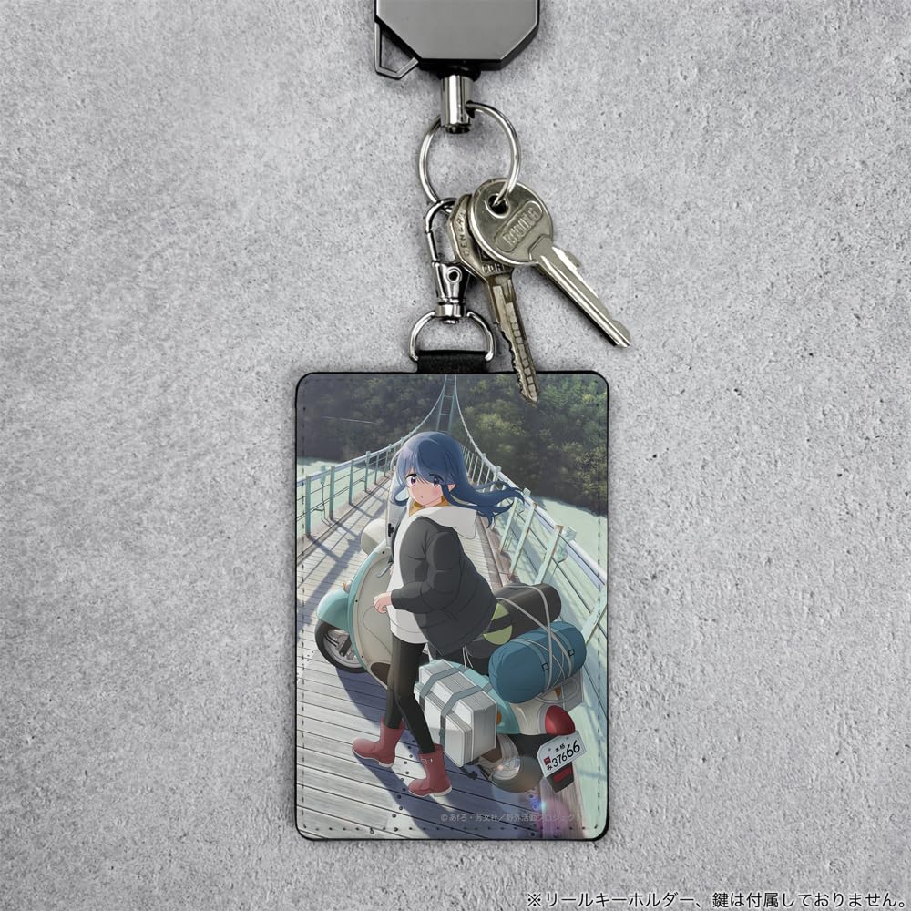 2D Cospa Camp SEASON Shima Rin and Bike Pass Case snap [Official] "Laid-Back 3" (with hook)