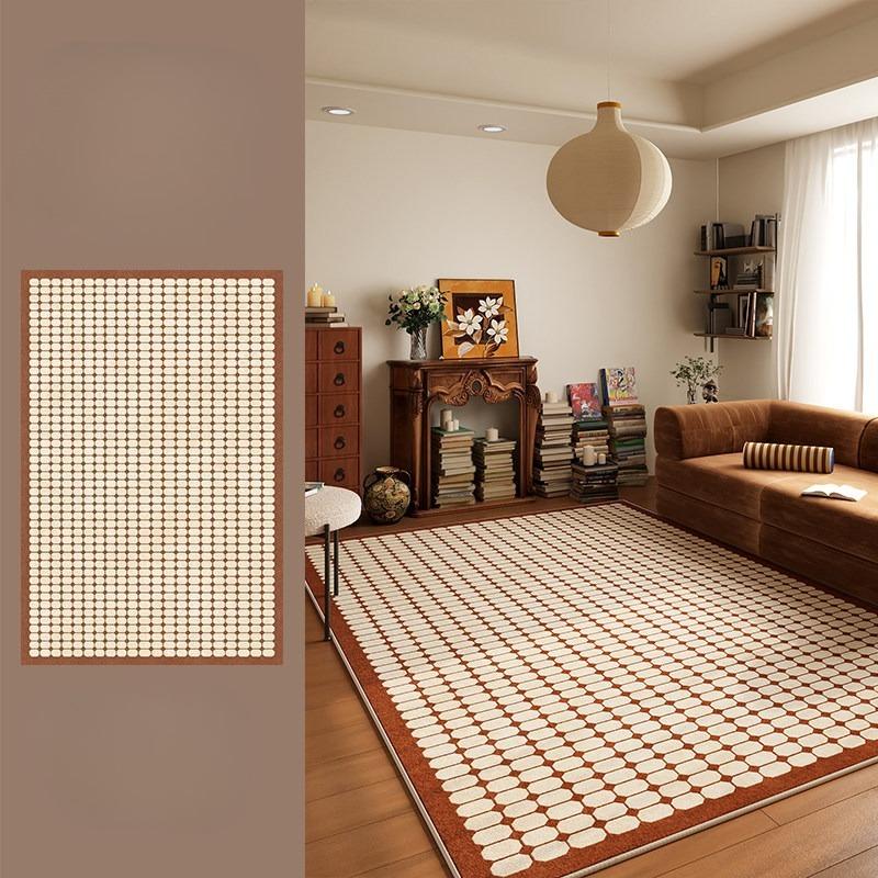 

Minimalist Style Lines Pattern Living Room Carpet Fashion Simple Sofa Coffee Table Floor Mat Washable Easy Clean Soft Rug Tapis 50x80cm