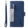For iPhone 16e Case PU Leather Phone Cover with Zipper Wallet 9 Card Slots