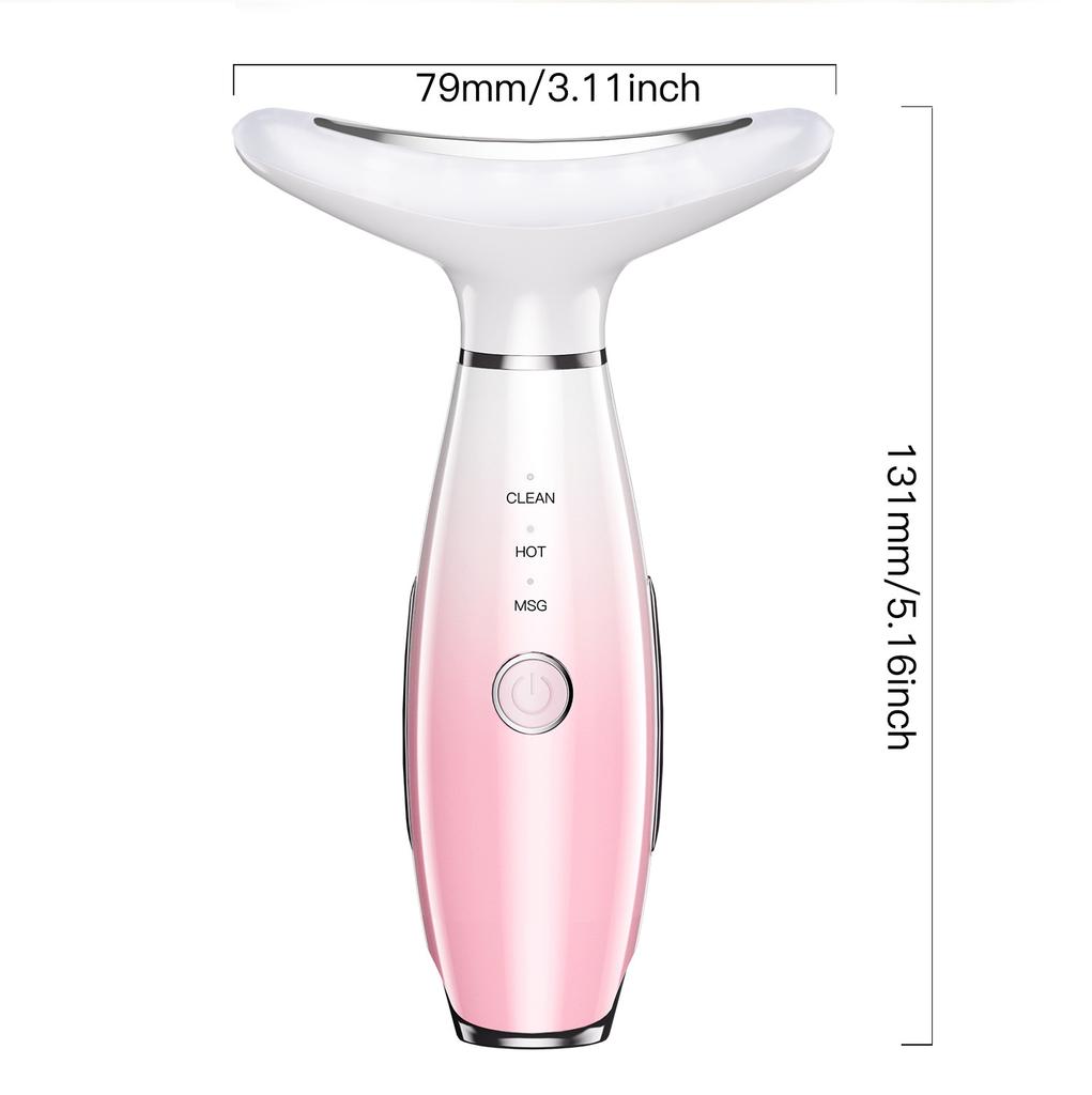 Color Light Neck Massager To Remove Neck Lines, Small Dolphin Beauty Instrument, Micro-current Household Neck Rejuvenation Instrument, Neck Care