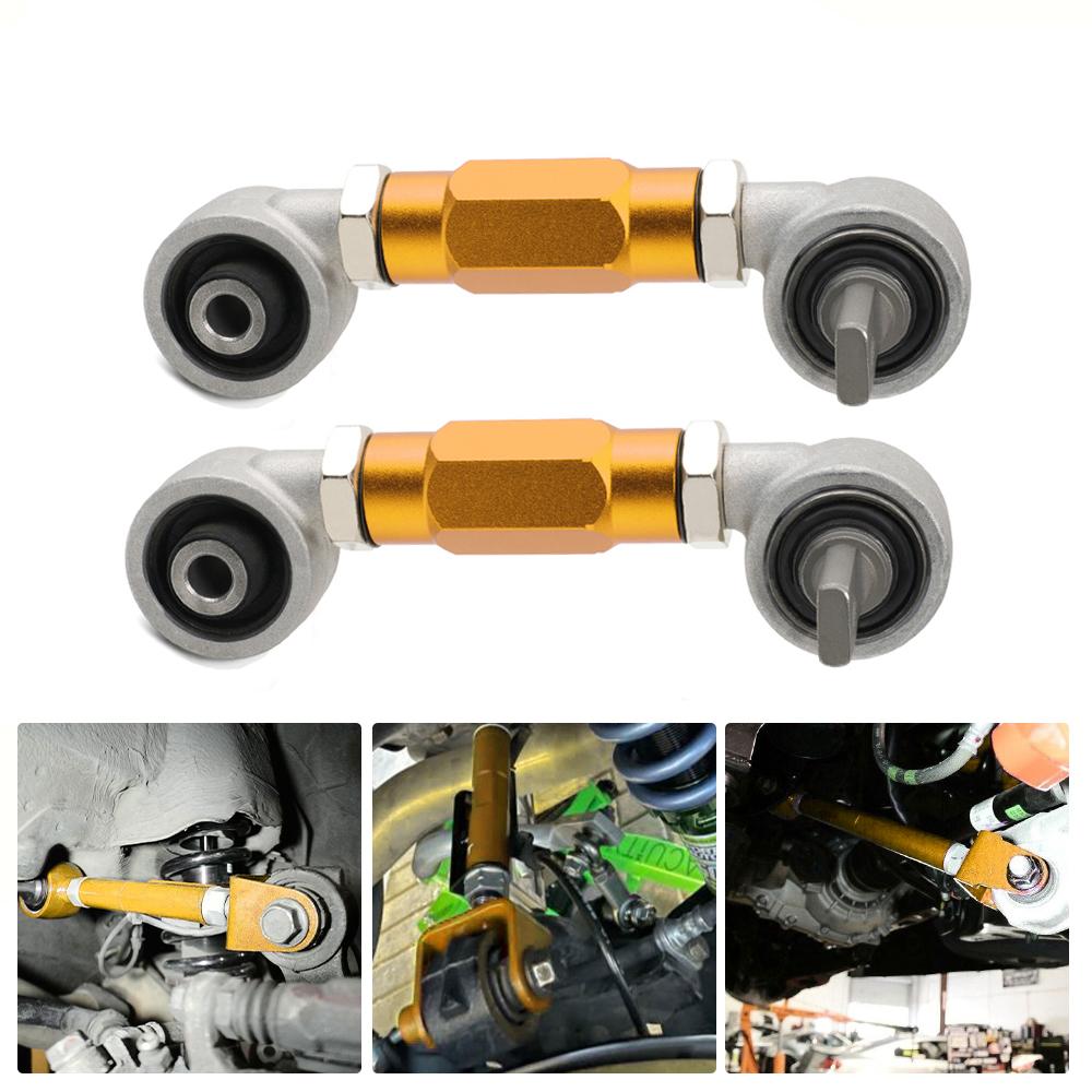 RASTP-Neues einstellbares Hinterrad-Fahrwerks-Sturzkorrektur-Kit Hundeknochen-Einstellbarer Querlenker für Honda Civic EK EG CRX 1988-2000 RS-LTB002