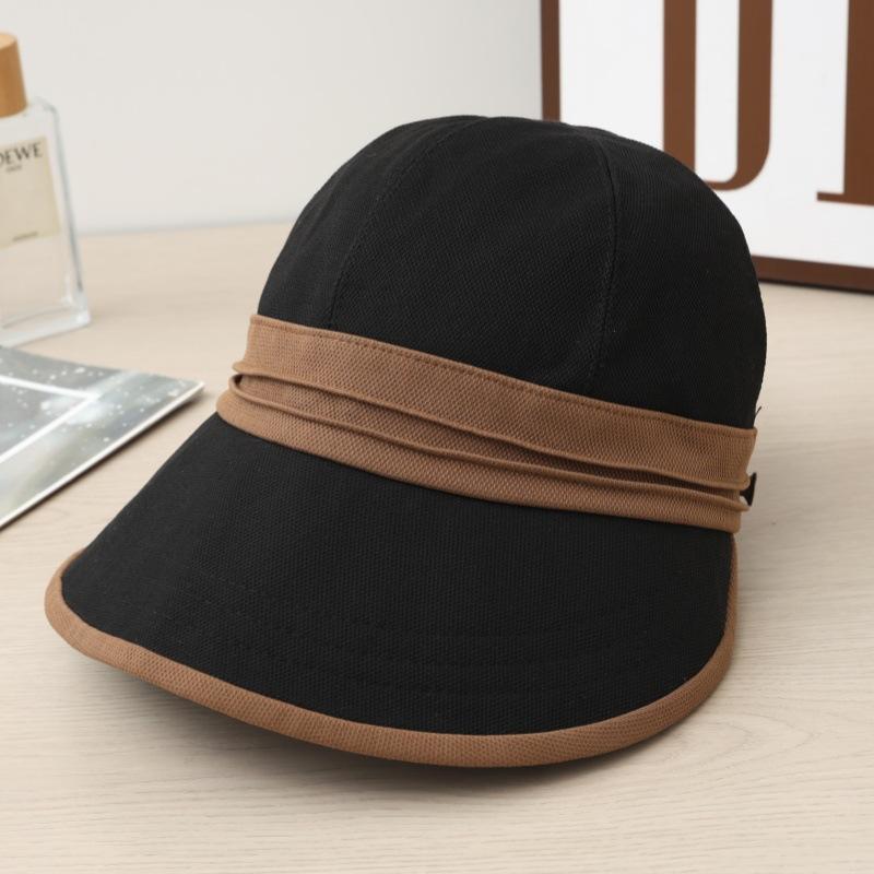 Fashion Autumn and Winter Color Matching Equestrian Hat Casual Windproof Basin Hat Autumn and Winter Warm Newsboy Hat