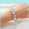 Waterdrum Geometric Unique Bangle With Rhinestones For Trendy Accessories Female