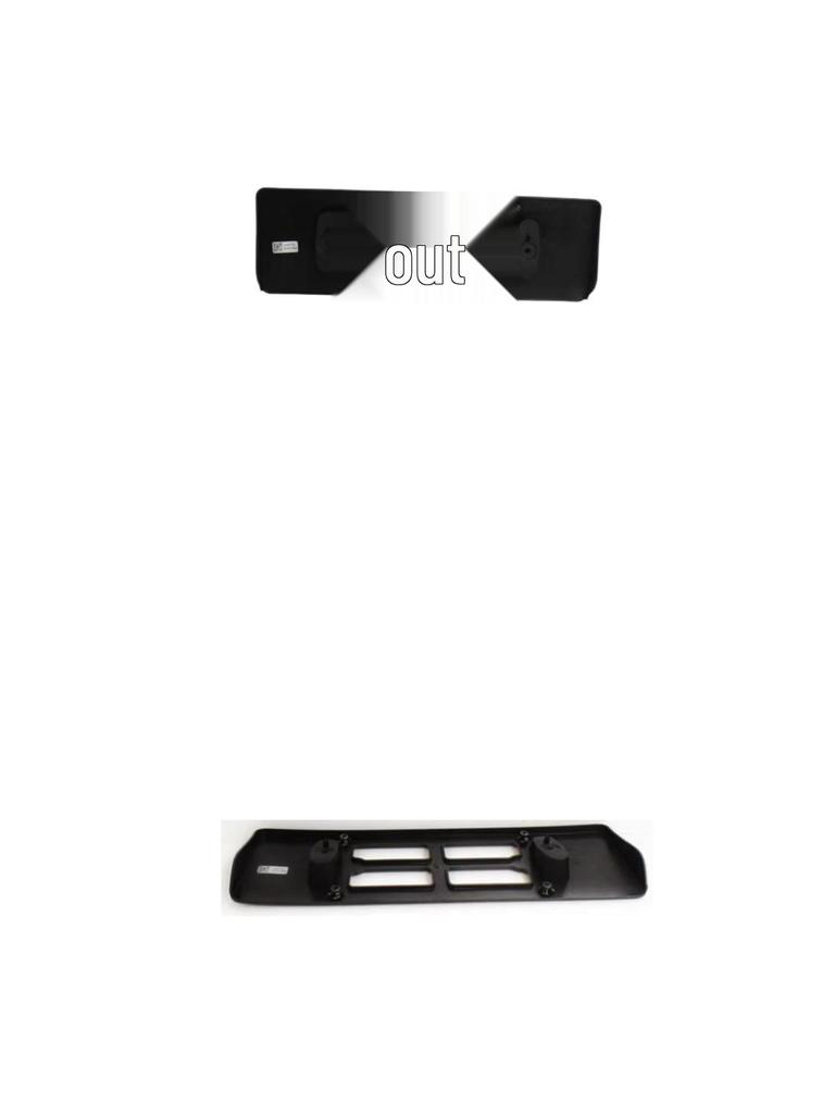 XC90 18-21 Držák přední registrační značky