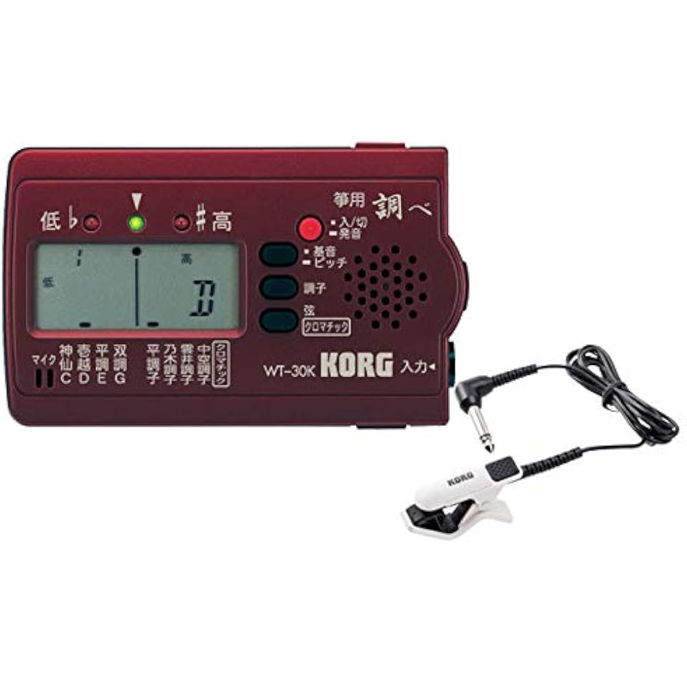 КОРГ (КОРГ) тюнер для кото WT-30K + контактный микрофон CM-300-WHBK комплект